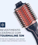 Escova Secadora Mondial 3 em 1 Infrared 1200W Bivolt Seca Alisa Modela Anti Frizz