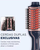 Escova Secadora Mondial 3 em 1 Infrared 1200W Bivolt Seca Alisa Modela Anti Frizz