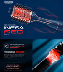 Escova Secadora Mondial 3 em 1 Infrared 1200W Bivolt Seca Alisa Modela Anti Frizz